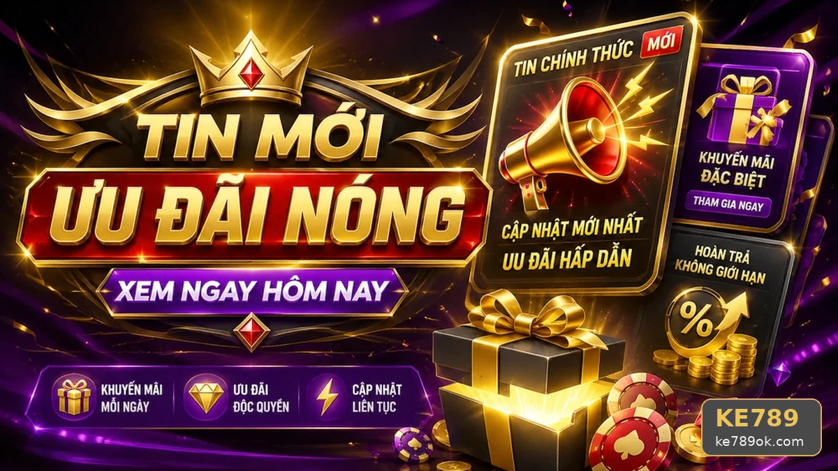 KE789 Khuyến Mãi: Đọc Chi Tiết Giao Diện Tin Mới, Ưu Đãi Và Điều Kiện – Kiểm Tra Trò Chơi Hợp Lệ Qua Góc Kiểm Chứng Theo Tên Miền ke789ok.com